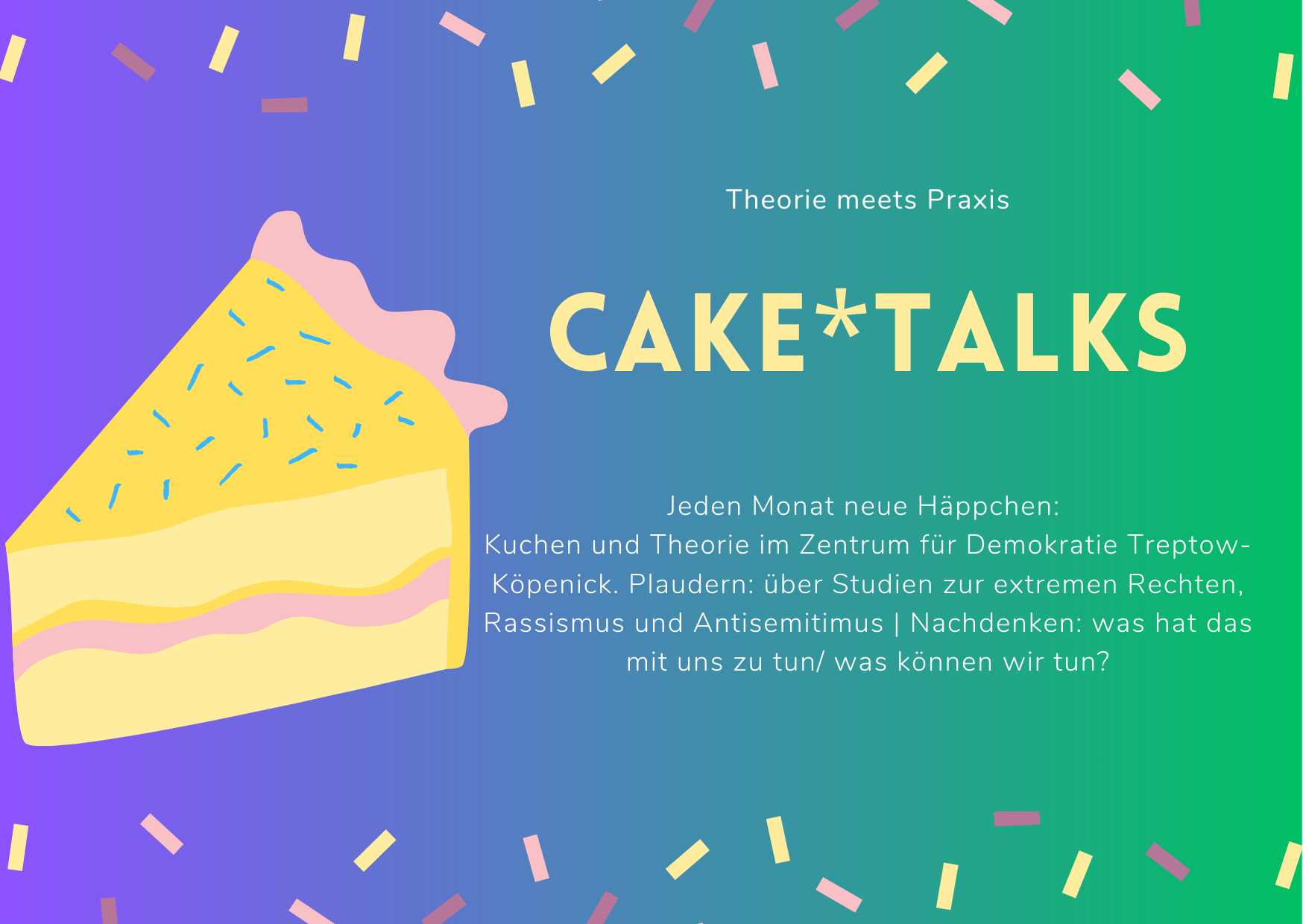 Blau und Gelb Kuchen Entschuldigung Karte1