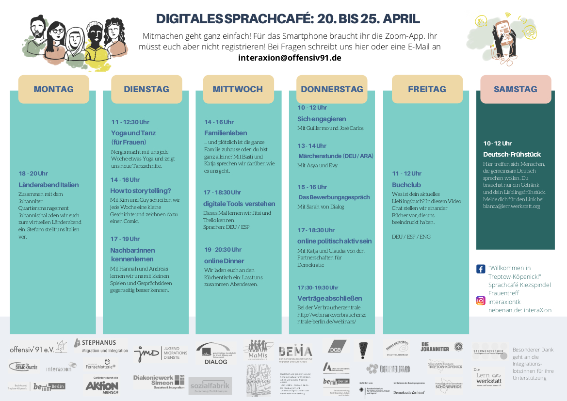 Digitales Sprachcafé Woche 4