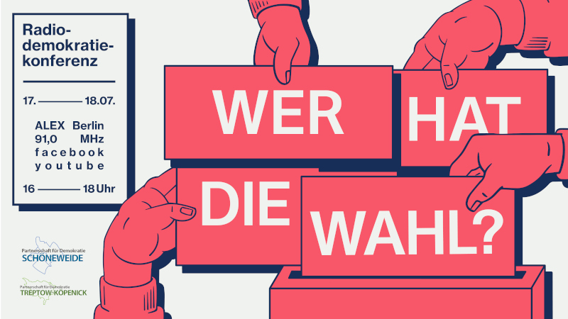 Radio-Demokratiekonferenz 2021 - Wer hat die Wahl? | Bild: Peter Weisbrich, Studio Tinnef